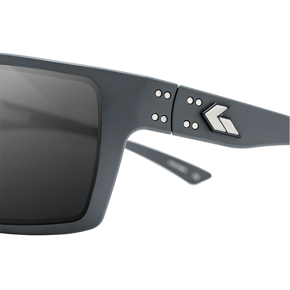 Gatorz SIG SAUER Marauder Protective Glasses — ANSI Z87+, Limited Edition, Dark Gray, Polarized Smoke