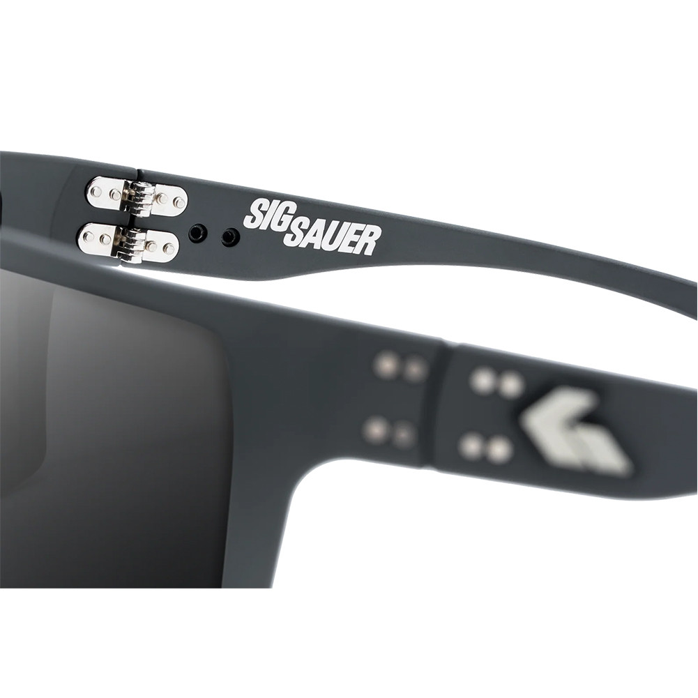 Gatorz SIG SAUER Marauder Protective Glasses — ANSI Z87+, Limited Edition, Dark Gray, Polarized Smoke