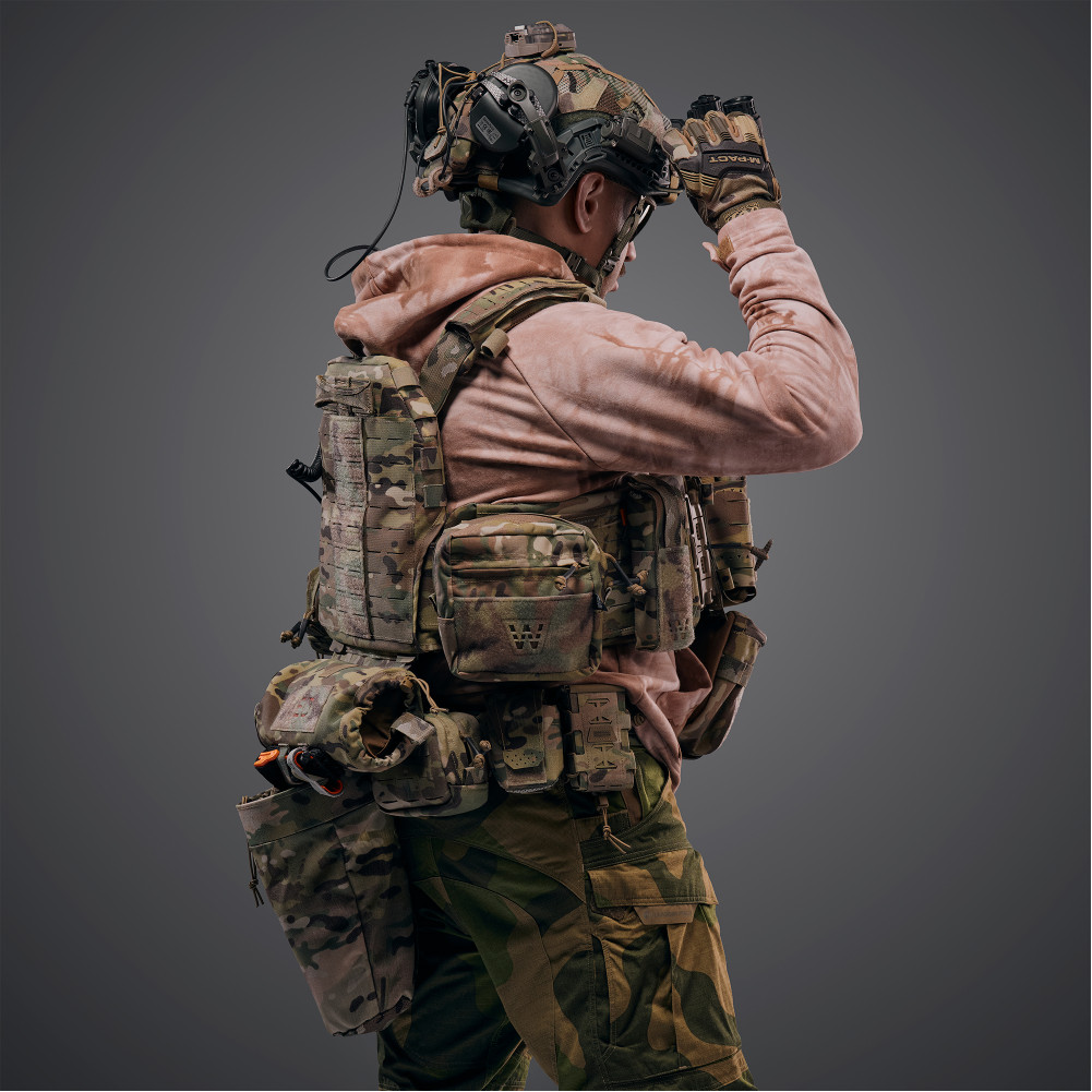 Бронежилет 6 класу GHOST GEN5 PRO V2+ з балістичний захист 2-го класу. Колір Мультикам/MultiCam