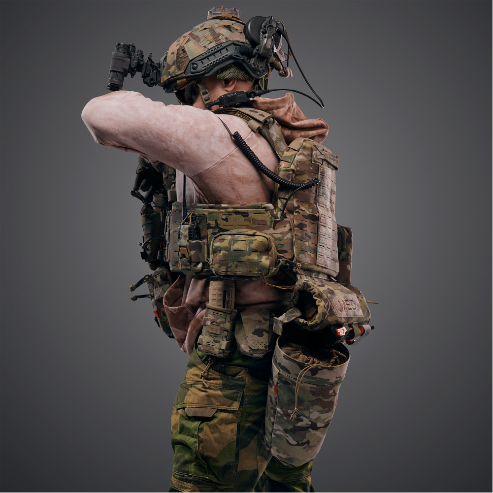 Бронежилет 6 класу GHOST GEN5 PRO V2+ з балістичний захист 2-го класу. Колір Мультикам/MultiCam