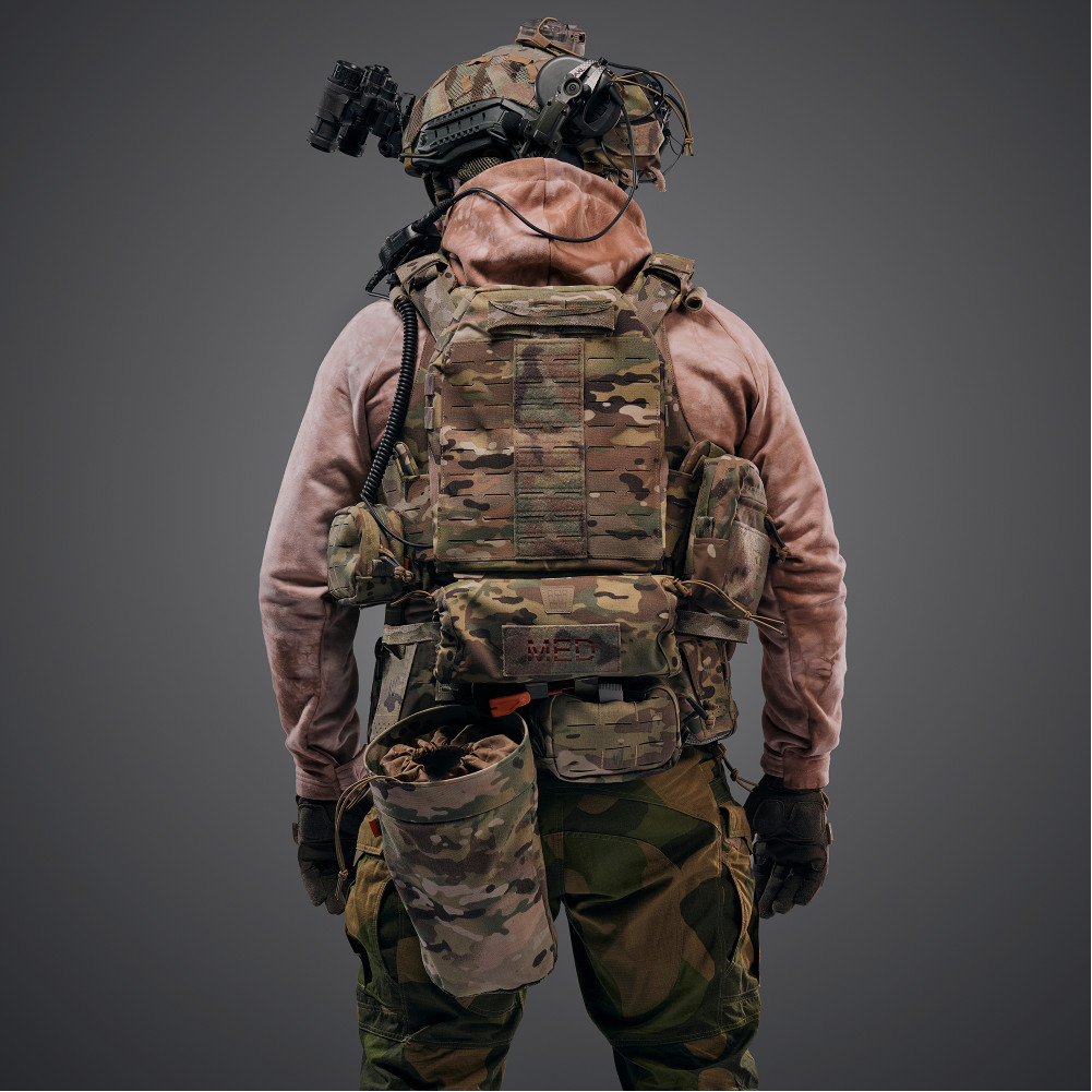 Бронежилет 6 класу GHOST GEN5 PRO V2+ з балістичний захист 2-го класу. Колір Мультикам/MultiCam