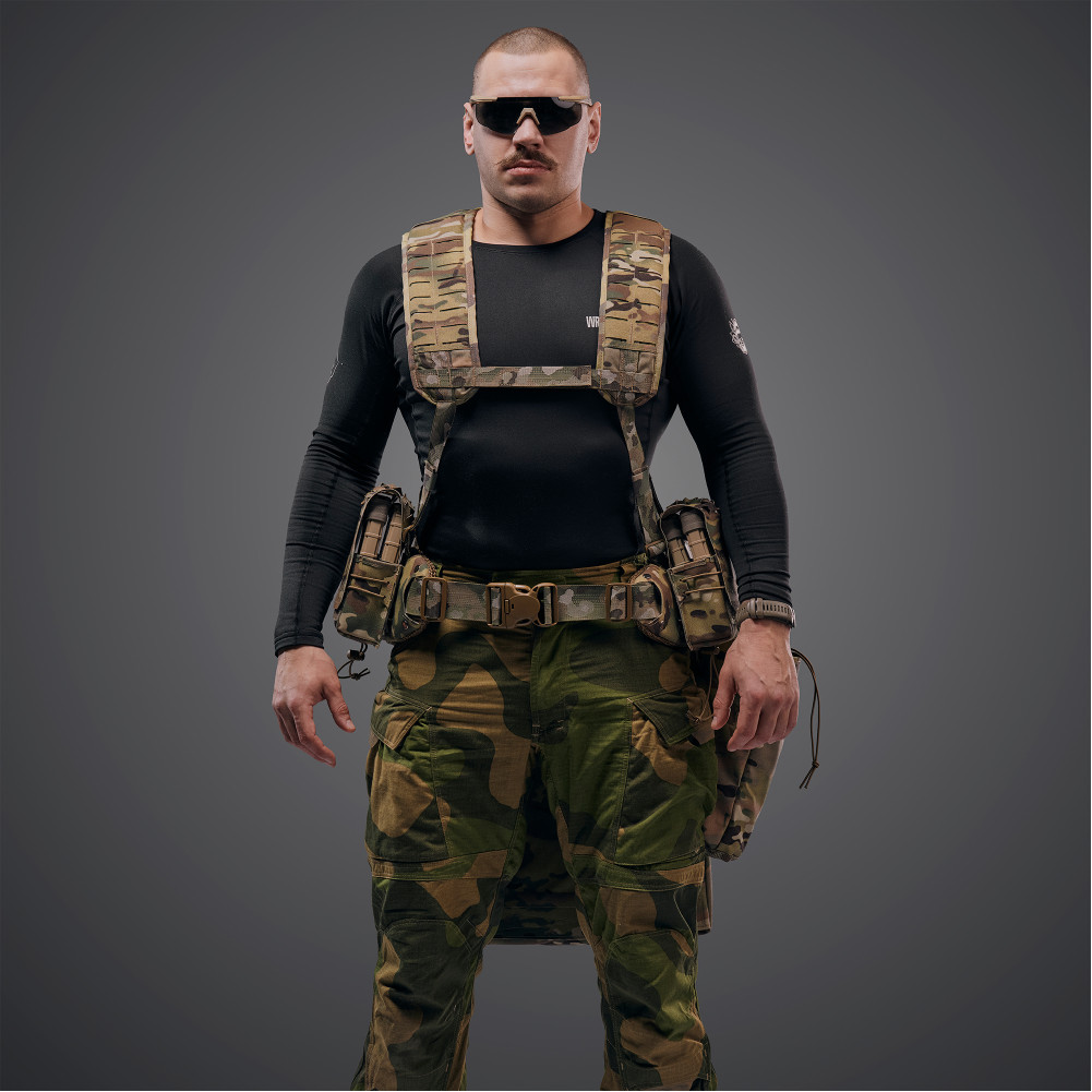 Ремінно-плечова система Ghost Gen5 V3 з SQUADRON. Колір Мультикам