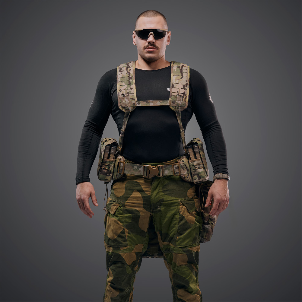 Ремінно-плечова система Ghost Gen5 V4 з SQUADRON Original USA. Колір Мультикам USA