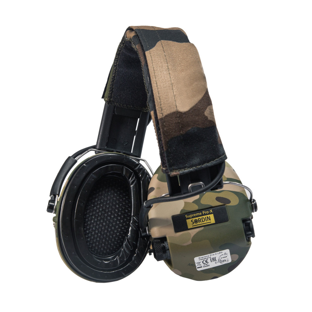 Активні навушники Sordin Supreme Pro-X LED Camo. Колір Мультикам