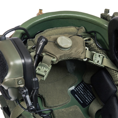 Балістичний бронешолом Fast NIJ IIIa олива з активними навушниками Earmor M32 (X), ліхтариком, кавер мультикам
