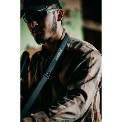Збройовий ремінь Ragnarok Katana двоточковий. Колір Black
