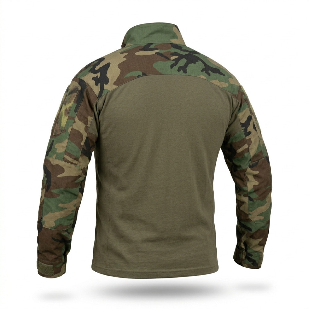 Лімітована тактична сорочка WroomxCombator Breathable для польових умов. Колір Multicam Woodland