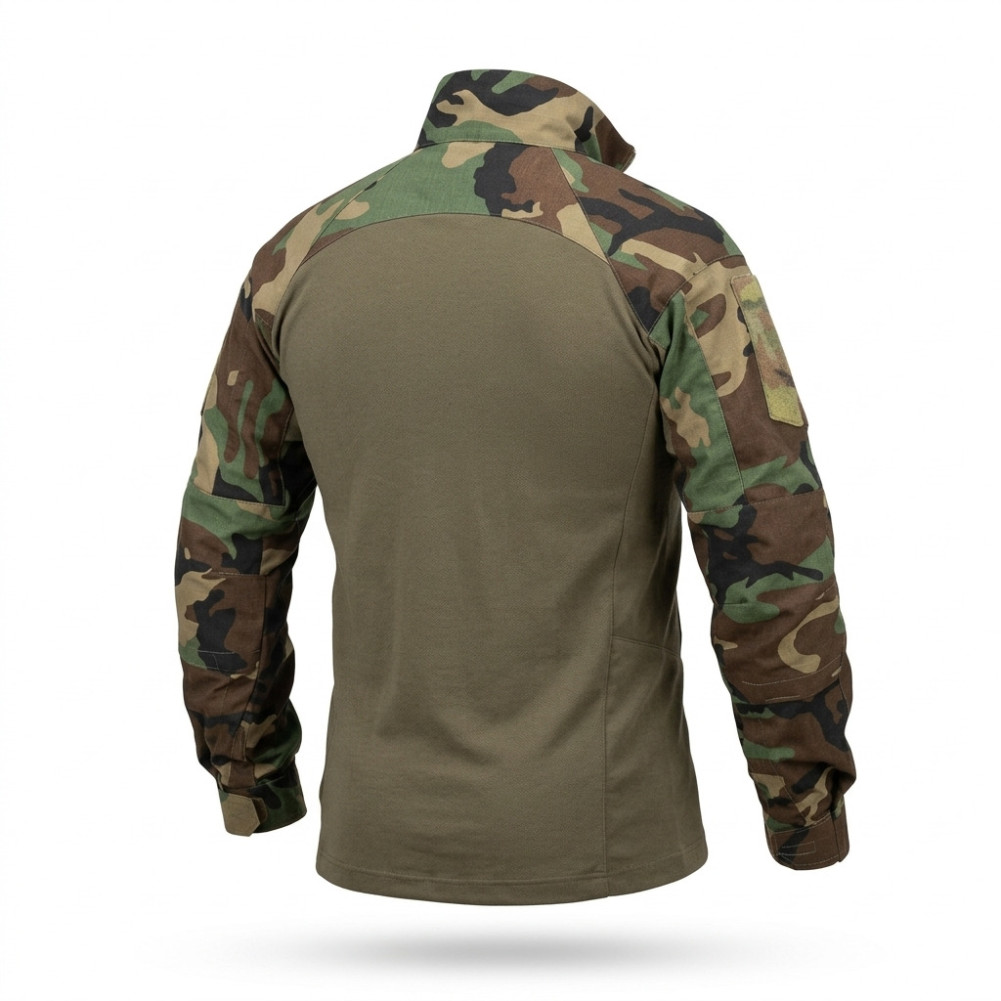 Лімітована тактична сорочка WroomxCombator Breathable для польових умов. Колір Multicam Woodland