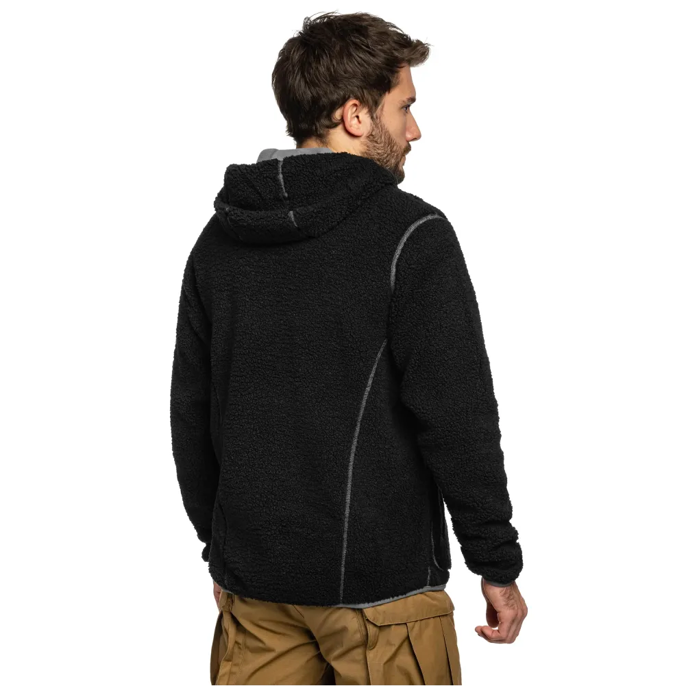 Флісова куртка-кофта Pentagon IANOS SHERPA 2-IN-1, Колір Чорний