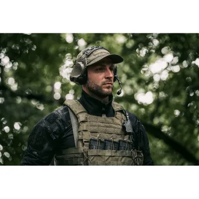Активні тактичні навушники 3M PELTOR ComTac VIII (MT14H418A-36 GN). Колір Оливковий