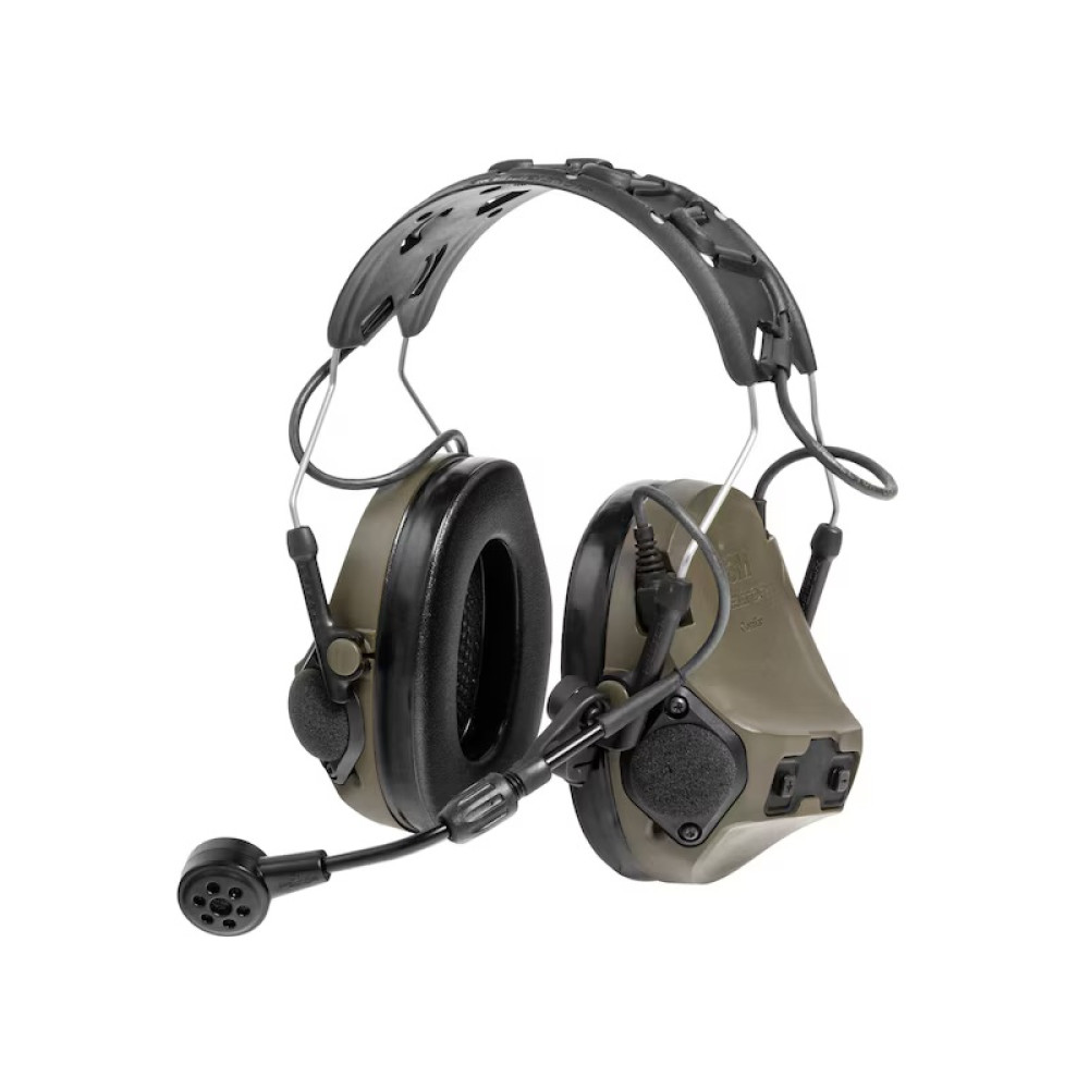 Активные тактические наушники 3M PELTOR ComTac VIII (MT14H418A-86 GN). Цвет Оливковый