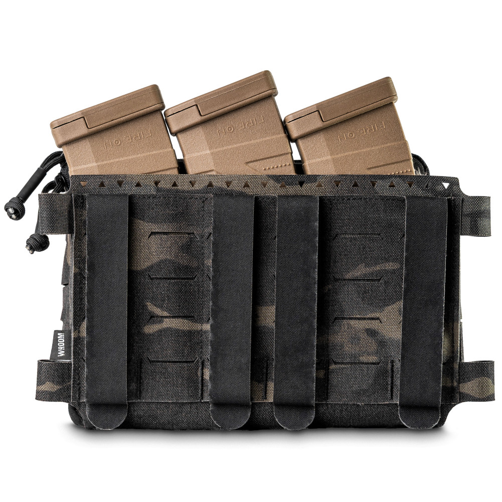 Fully equipped admin platform pouch Plakard Performance GENII. Color Multicam Black USA