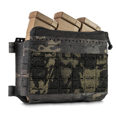 Fully equipped admin platform pouch Plakard Performance GENII. Color Multicam Black USA