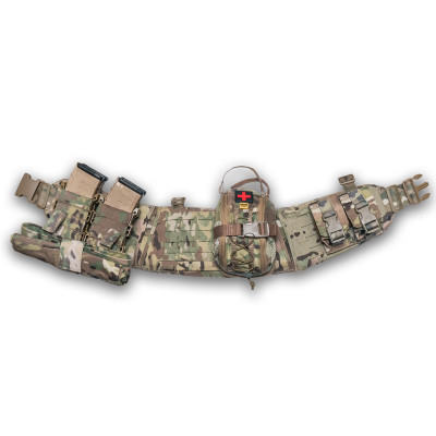 War Belt Ghost Gen4 V3+ Tactical Belt with Level 2 Ballistic Protection, Color Multicam