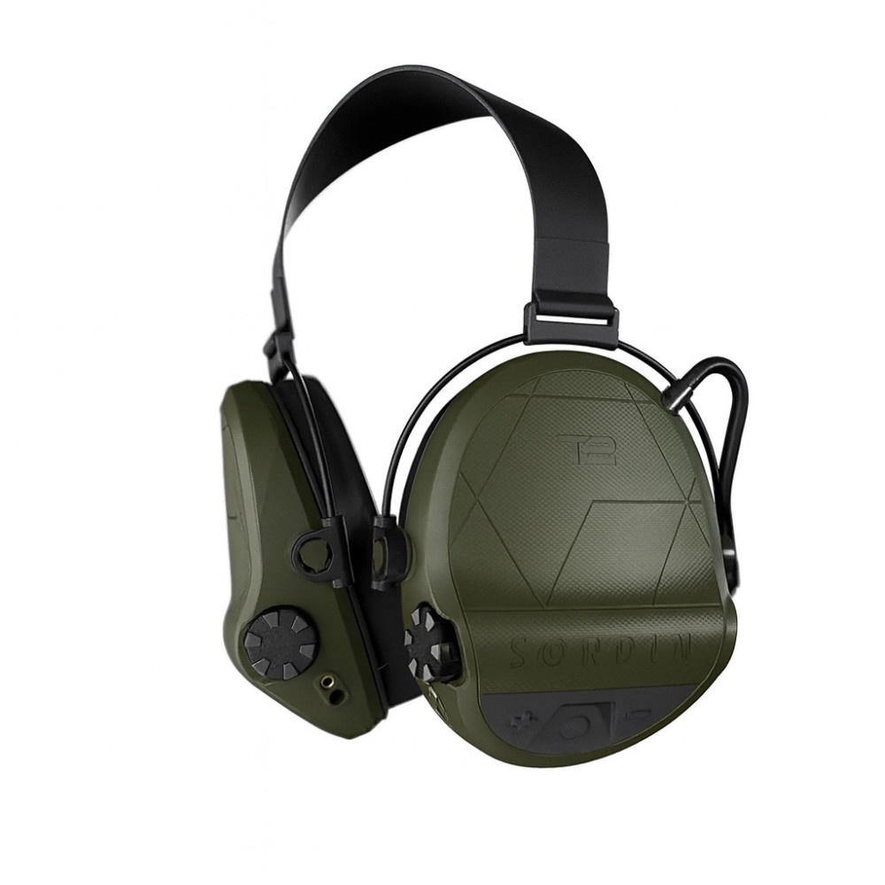 Активні навушники Sordin Supreme T2 Neckband . Колір Оливковий