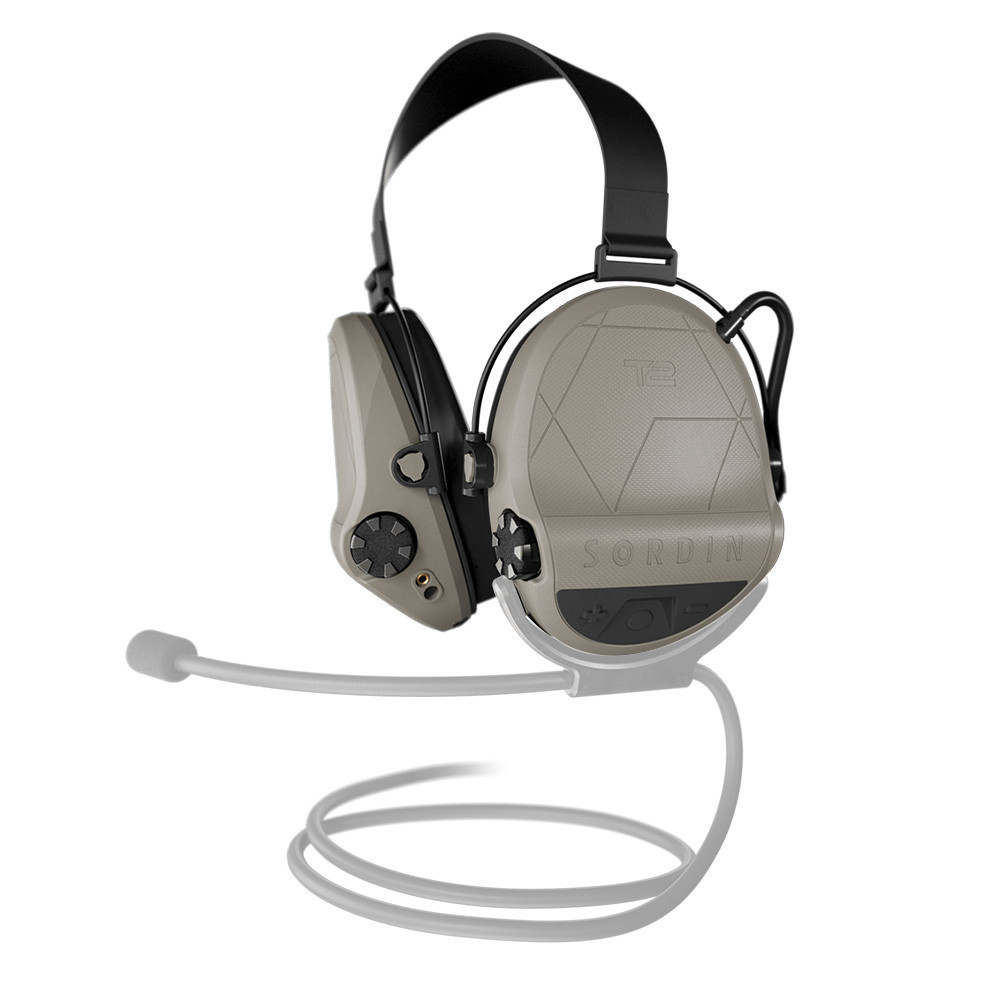 Активні навушники Sordin Supreme T2 Neckband . Колір Койот