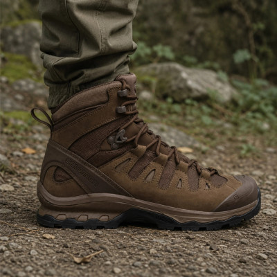 Тактические ботинки Salomon Quest 4D Forces 2. Цвет Коричневые