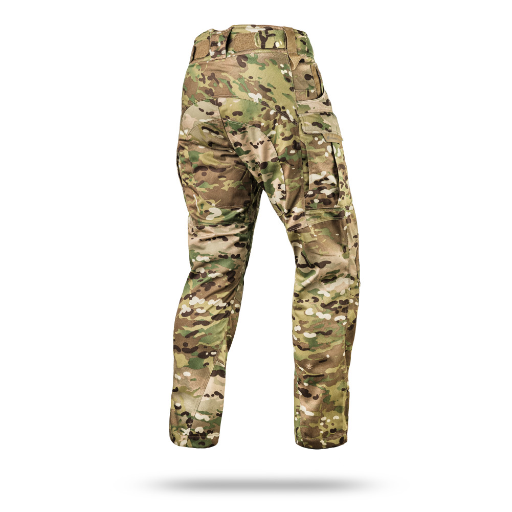 Бойові штани Wroom Combator GEN II під прихованні наколіники. Колір Multicam Twill USA