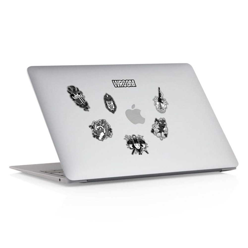 Sticker Pack Wroomx1133 (Zestaw Naklejek). Kolor Szary