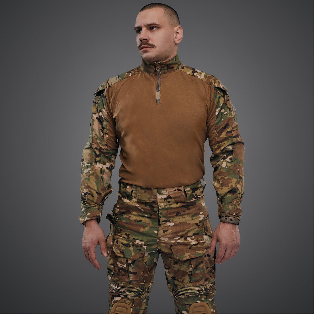 Uniform set: WROOM PRO (Combat shirt + Pants). Color Multicam