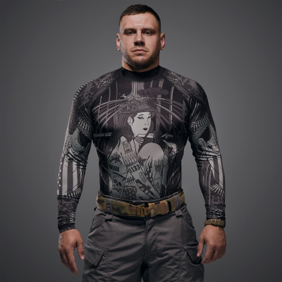 Рашгард тактичний Katana Wroomx1133. Колір Grey