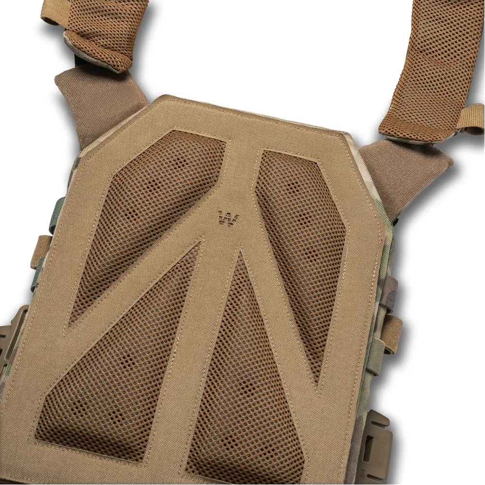 Zestaw kamizelki kuloodpornej klasy 6 GHOST GEN5 PRO V1+ z systemem nośnym oraz ochroną balistyczną klasy 2, kolor Multicam USA