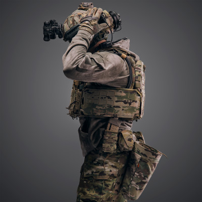 Бронежилет 6-го класу GHOST GEN5 PRO V1+ з балістичний захист 2-го класу. Колір Мультикам/MultiCam USA
