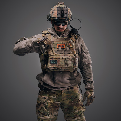 Бронежилет 6-го класу GHOST GEN5 PRO V1+ з балістичний захист 2-го класу. Колір Мультикам/MultiCam USA
