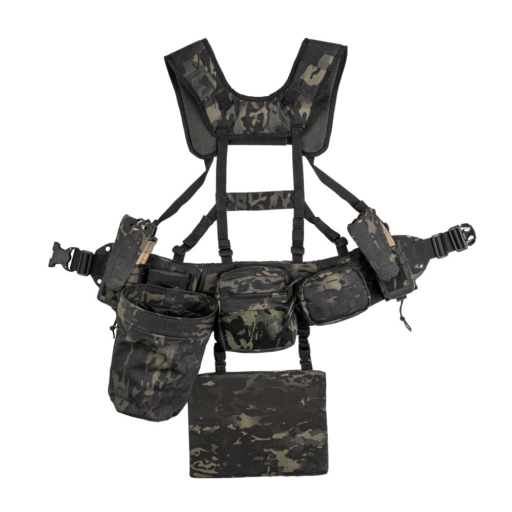 Ремінно-плечова система Ghost Gen5 V4 з SQUADRON Original USA. з балістичним захистом 1-го класу. Колір Multicam Black USA