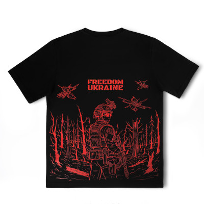 Футболка Wroom Freedom. Колір Чорний
