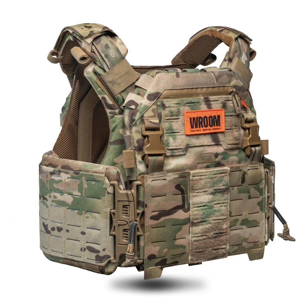 Plate Carrier Kit GHOST GEN5 PRO with Load-Bearing System and Class 1 Ballistic Protection, Color Multicam USA
