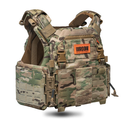 Plate Carrier Kit GHOST GEN5 PRO with Load-Bearing System and Class 1 Ballistic Protection, Color Multicam USA