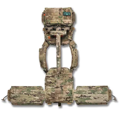 Plate Carrier Kit GHOST GEN5 PRO with Load-Bearing System and Class 1 Ballistic Protection, Color Multicam USA