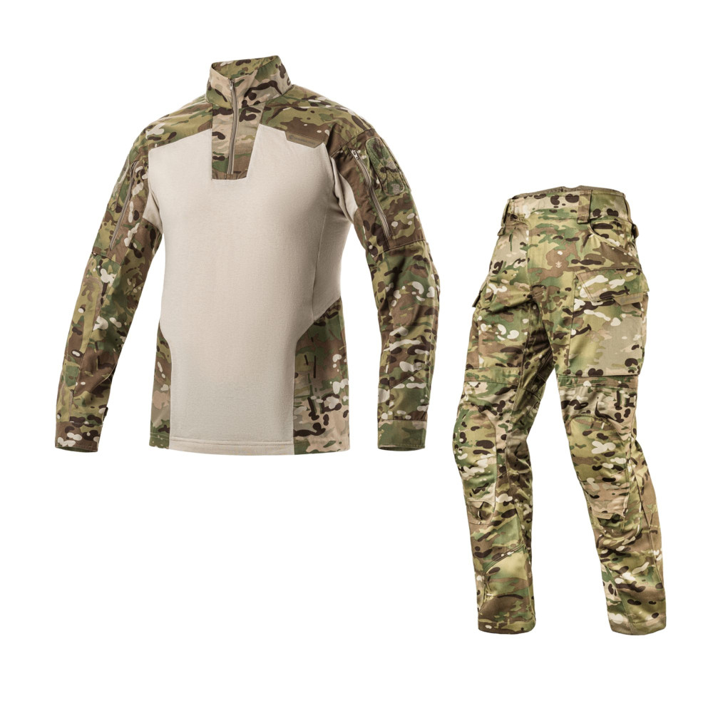 Комплект форми WroomxCombator: тактична сорочка + тактичні штани GEN II Twill USA. Колір Multicam