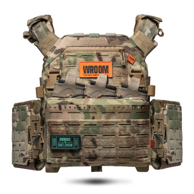 Плитоноска покращенна GHOST GEN5 з плакардом для AK/AR. з балістичним захистом 2-го класу. Колір Мультикам/MultiCam USA