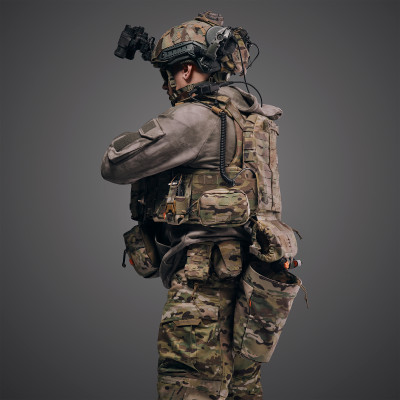 Бронежилет 6 класу GHOST GEN5 PRO V2+ з балістичний захист 2-го класу. Колір Мультикам/MultiCam USA