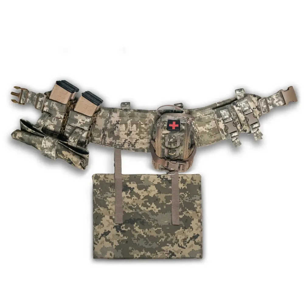 Тактичний пояс War Belt Ghost Gen4 V4+ з балістичним захистом 2 класу, колір піксель