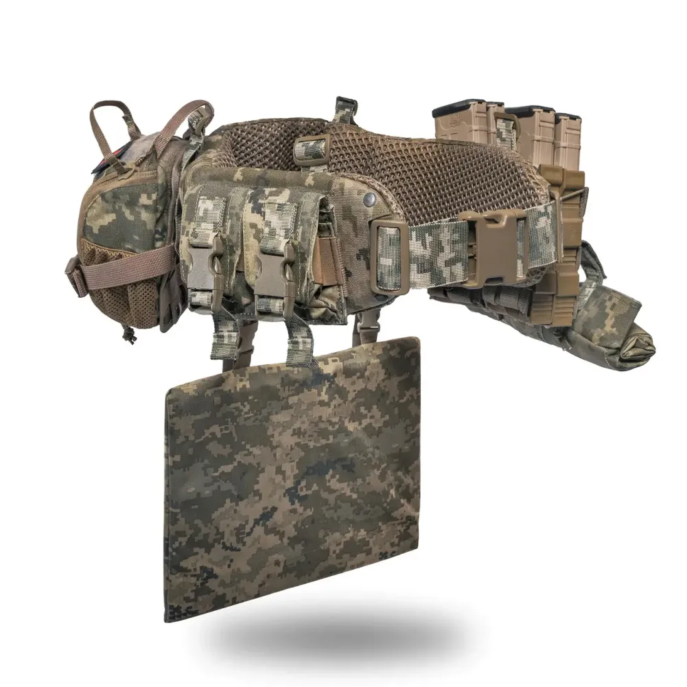 Тактичний пояс War Belt Ghost Gen4 V4+ з балістичним захистом 2 класу, колір піксель