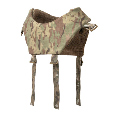 Balistyczna ochrona szyi Gen2 Comfort, klasa ochrony 2, szybkozapinana, kolor multicam