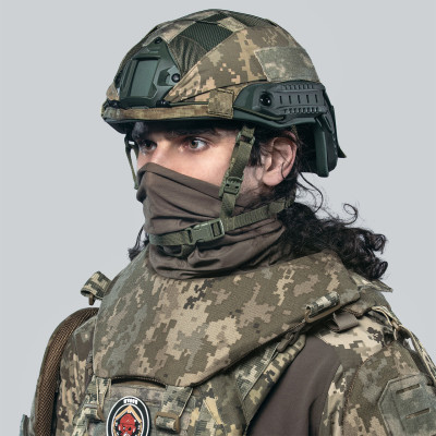 Балістичний захист шиї Gen2 comfort з 1 класом захисту, швидкознімний, колір піксель