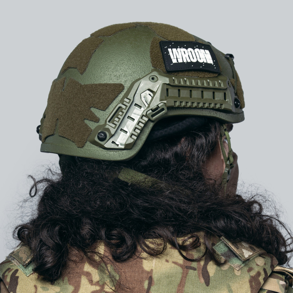 Балістичний шолом Sestan-Busch Helmet BK-ACH-HC оливковий з підвісною системою Cam-Fit