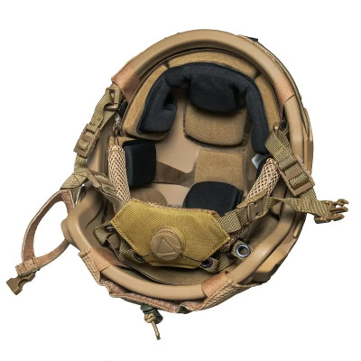 Ballistic Helmet (Combat Helmet) FAST NIJ IIIA Coyote with Pixel Cover