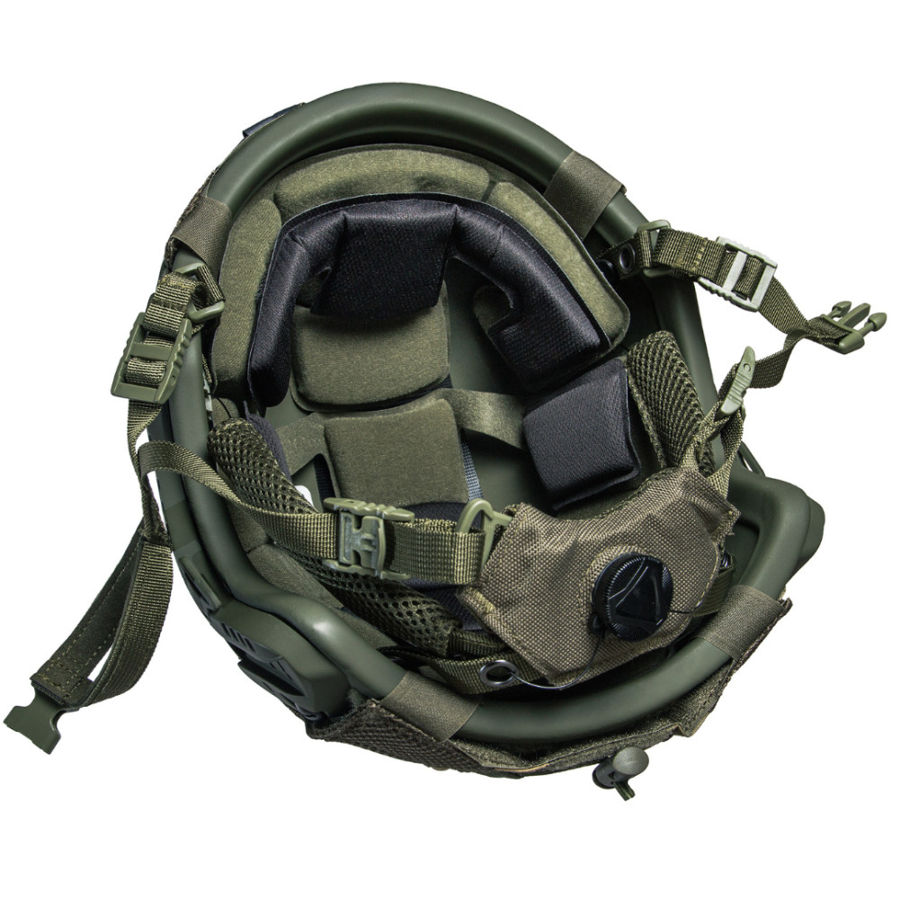 Ballistic Helmet (Combat Helmet) FAST NIJ IIIA Olive with Pixel Cover