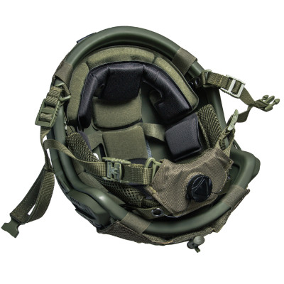 Ballistic Helmet (Combat Helmet) FAST NIJ IIIA Olive with Pixel Cover
