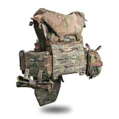 Комплект бронежилет 6 класу Ghost Gen4 V4 з РПС з балістичним захистом 1 класу, колір мультикам
