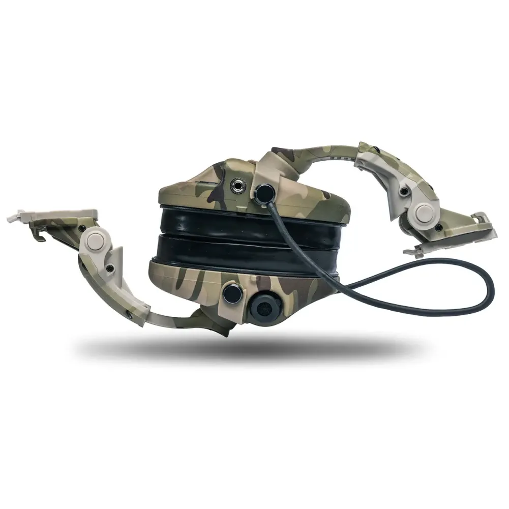 Активні навушники Sordin Supreme Pro-X LED Camo з ліхтарем з кріпленями чебурашки. Колір мультикам