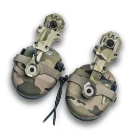 Активні навушники Sordin Supreme Pro-X LED Camo з ліхтарем з кріпленями чебурашки. Колір мультикам