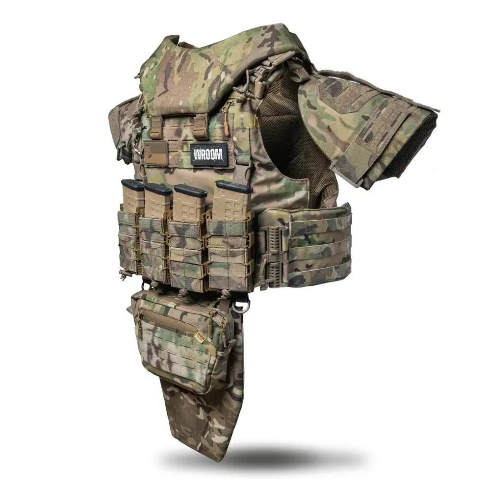 Бронежилет 6 класу OTAMAN GEN4 V5 зі збільшеною площею захисту, колір Мультикам
