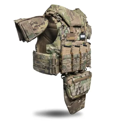 Бронежилет 6 класу OTAMAN GEN4 V5 зі збільшеною площею захисту, колір Мультикам
