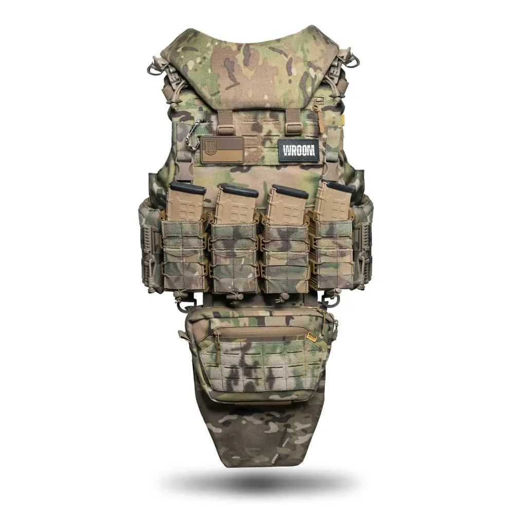 Бронежилет 6 класу OTAMAN GEN4 V4+ зі збільшеною площею захисту, колір мультикам